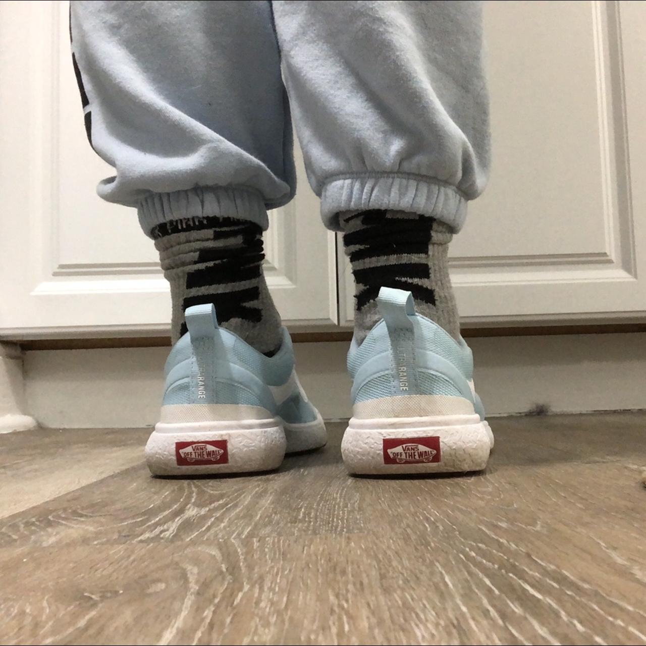 Light blue Vans sneakers size US 7 these are... Depop