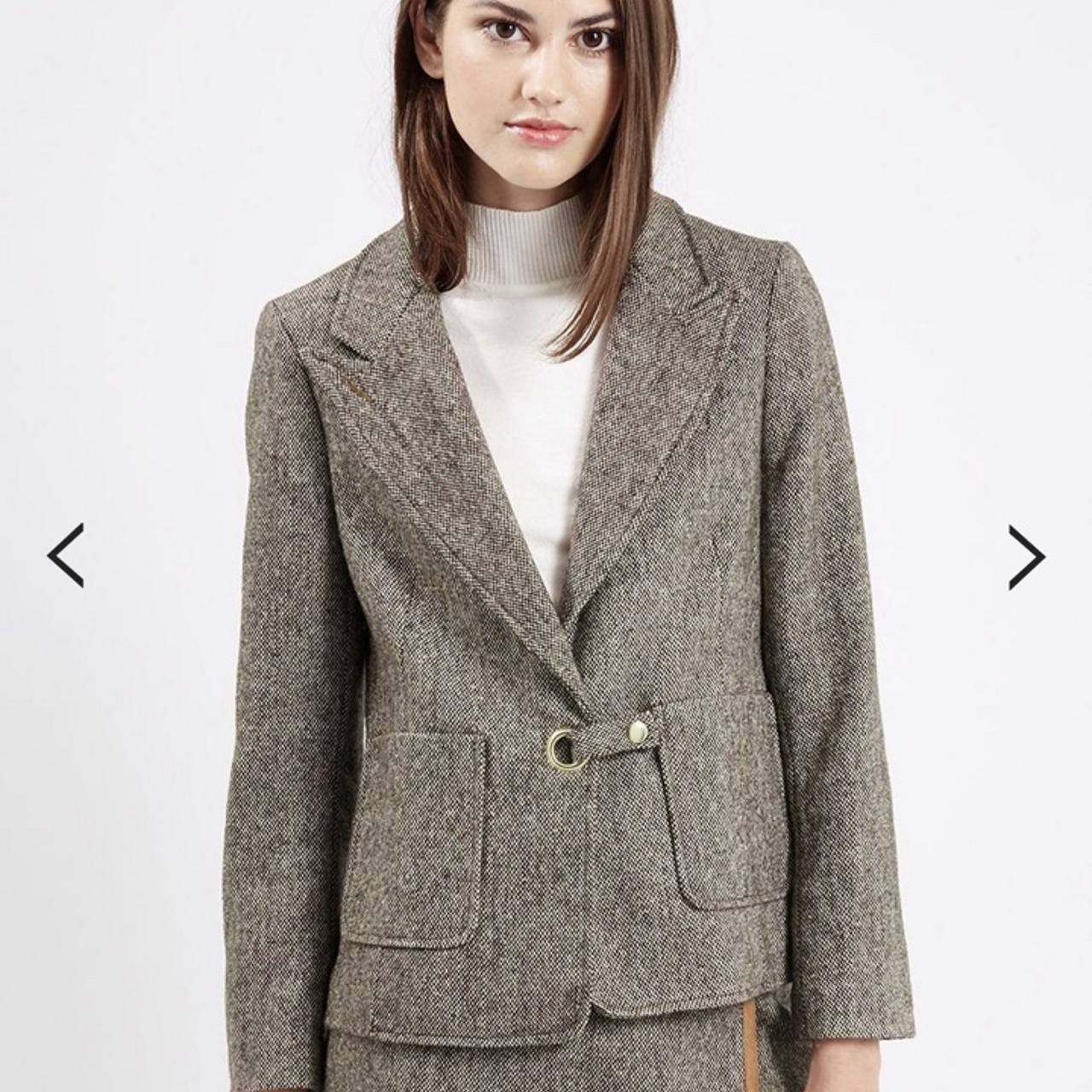 Topshop hot sale tweed blazer