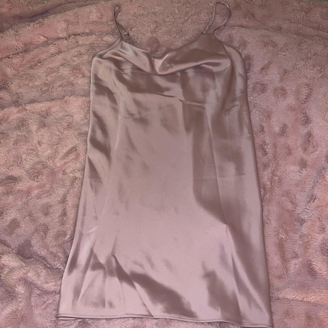 missguided light pink slip dress new with tags size 2 Depop