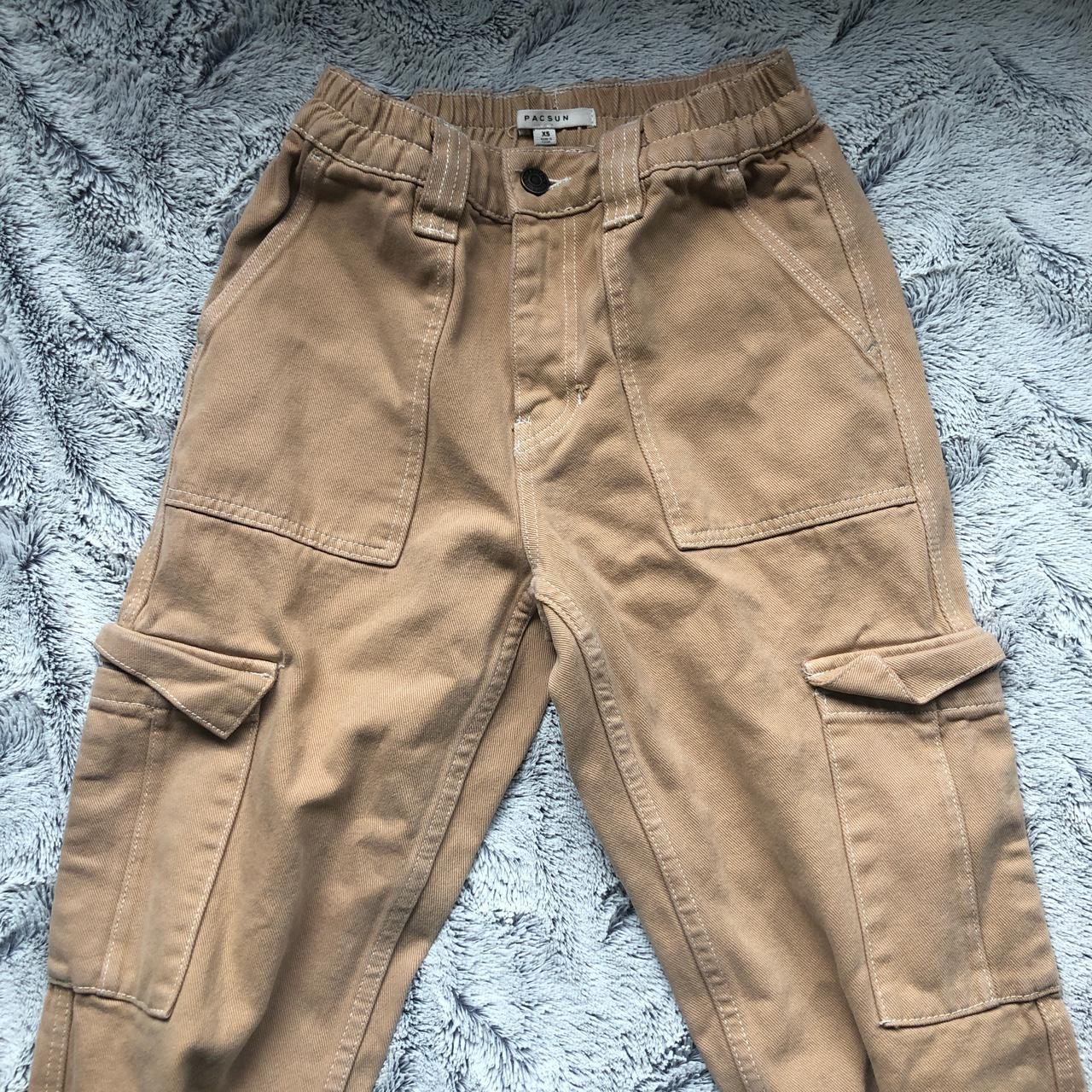 pacsun tan cargo pants