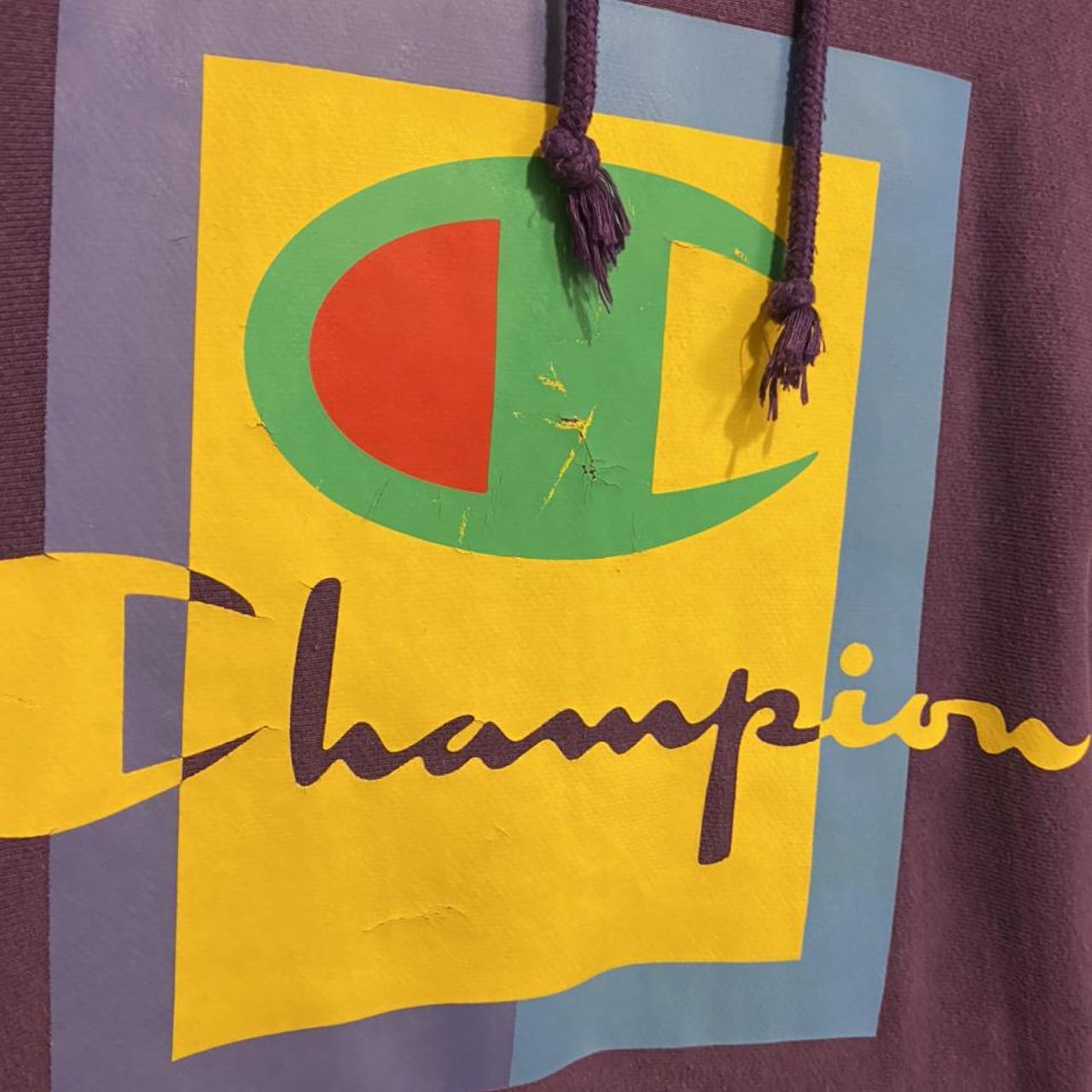 Yellow champion sales hoodie pacsun