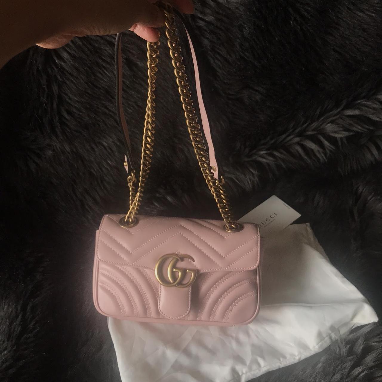 Gg marmont matelassé discount mini bag dusty pink