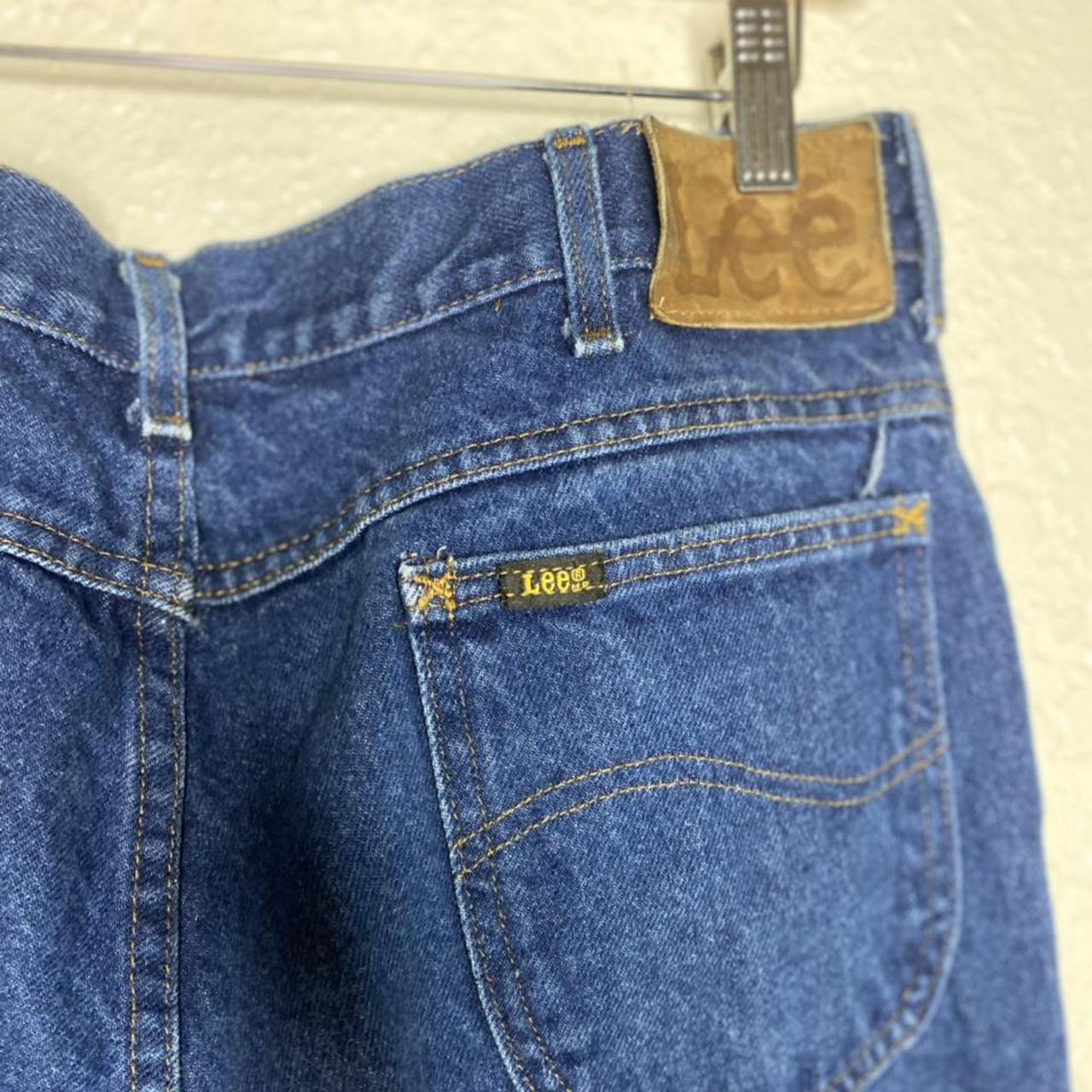 Vintage Lee Jeans Made in USA Tag Size 40 x 30 Good... - Depop