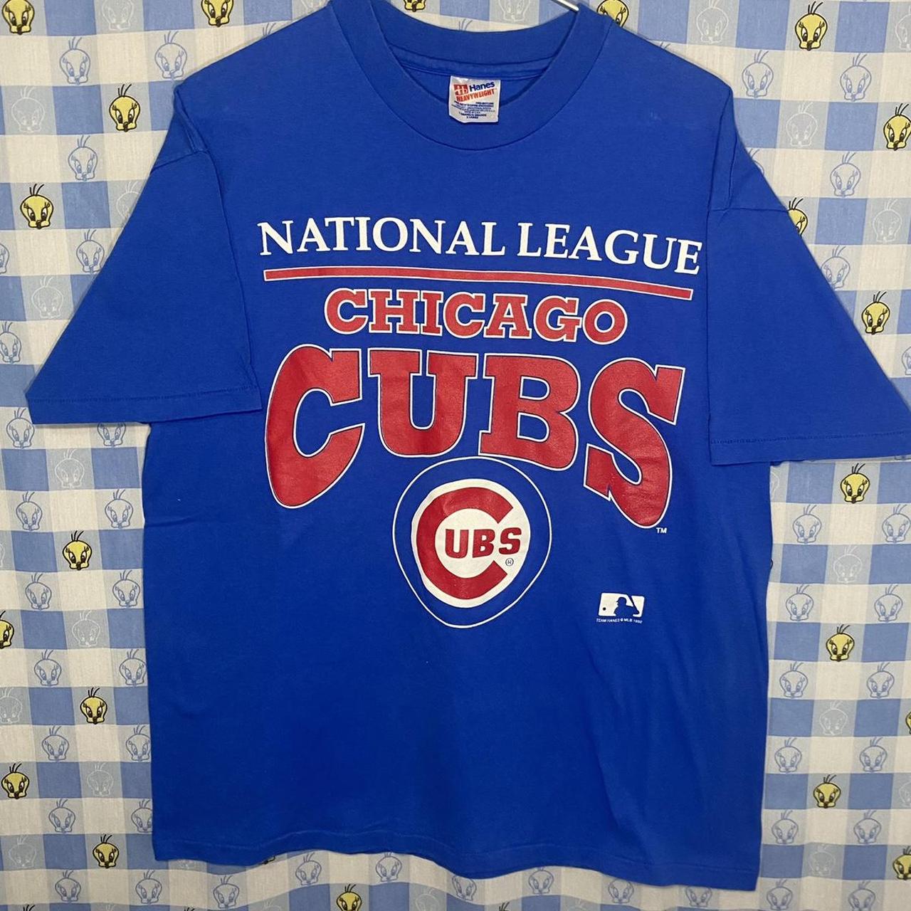 1992 Chicago Cubs T-Shirt, Early 90s Vintage MLB