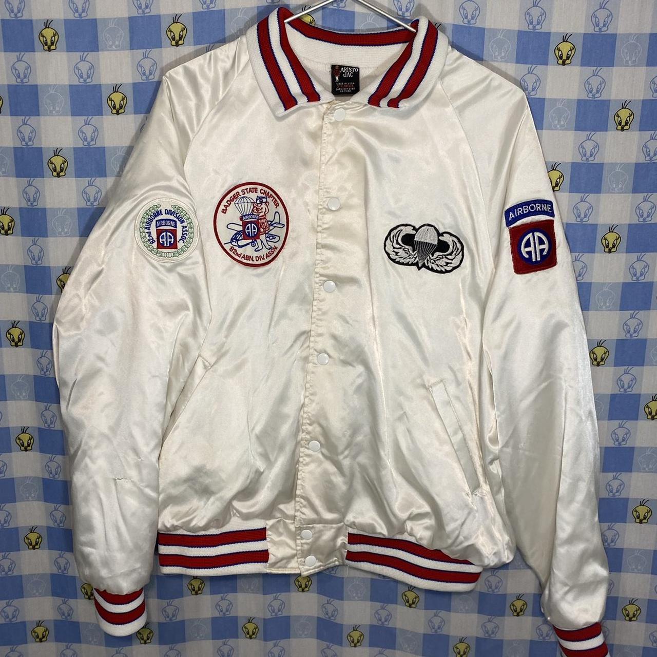 Aristoc Men's White and Red Jacket