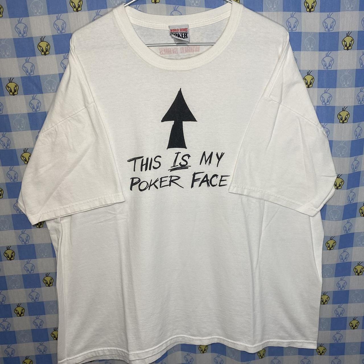 WSOP Poker Face T-Shirt World Series of Poker, Size... - Depop