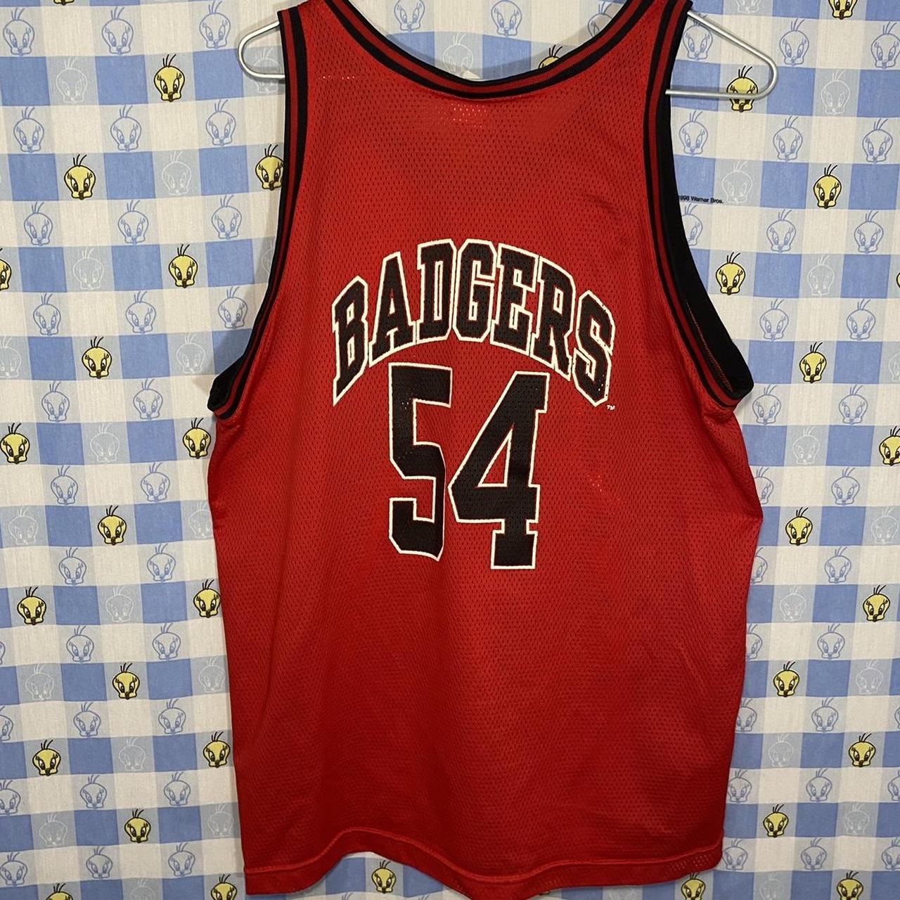 Product Image 2 - Wisconsin Badgers basketball jersey
Red Black,