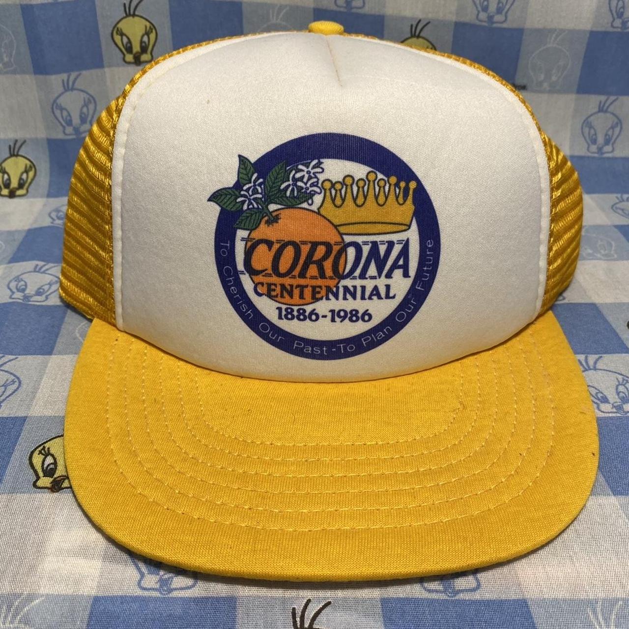 Corum Men's Yellow and Blue Hat