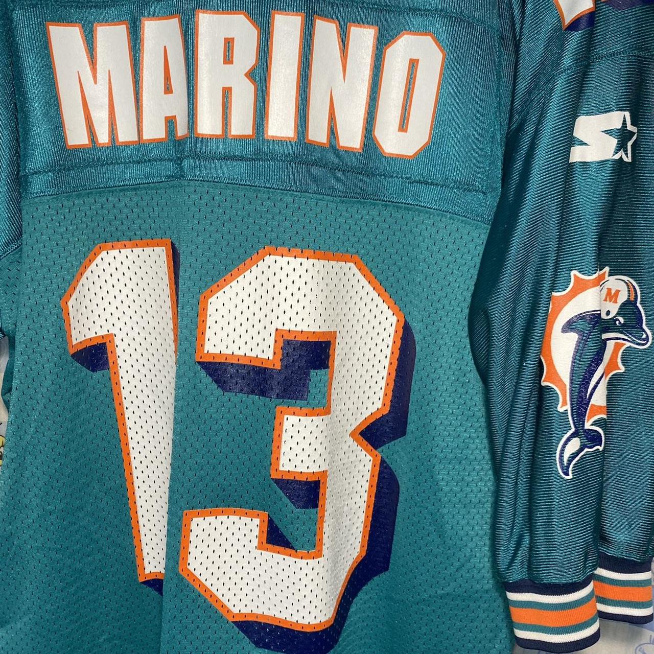 Vintage Starter Miami Dolphins NFL Jersey. Number 13 - Depop