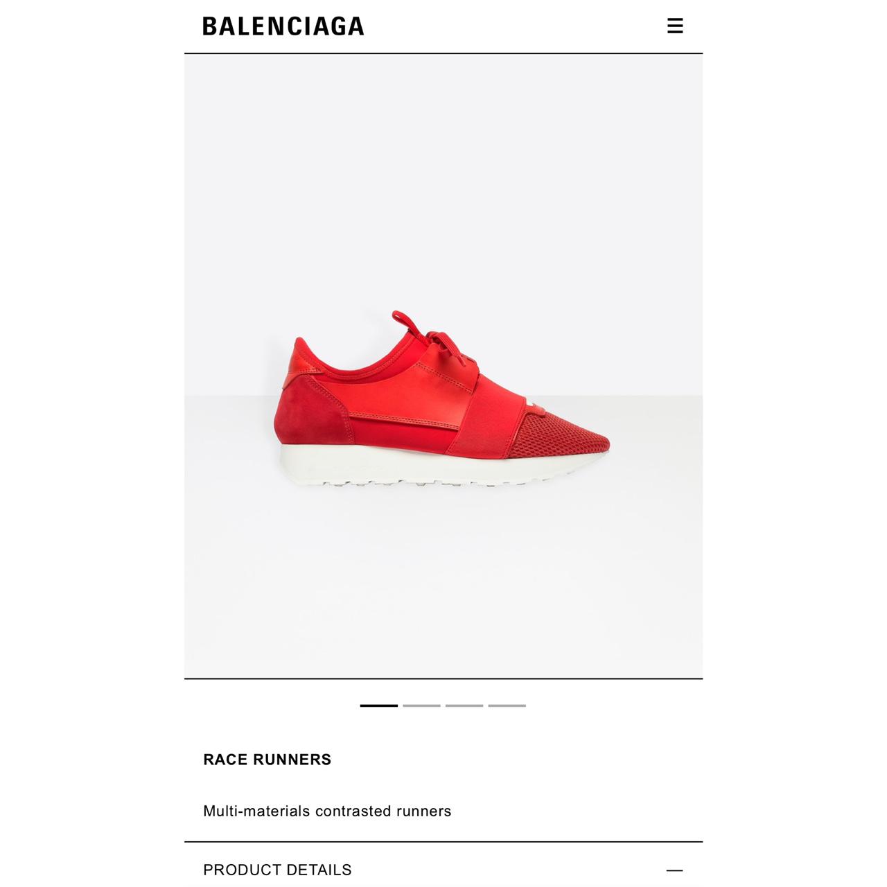 Balenciaga deals runners red