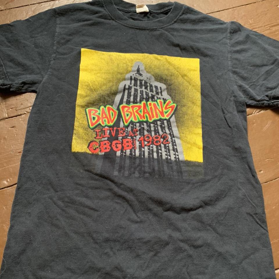 Bad Brains banned in dc logo punk band tee. size - Depop