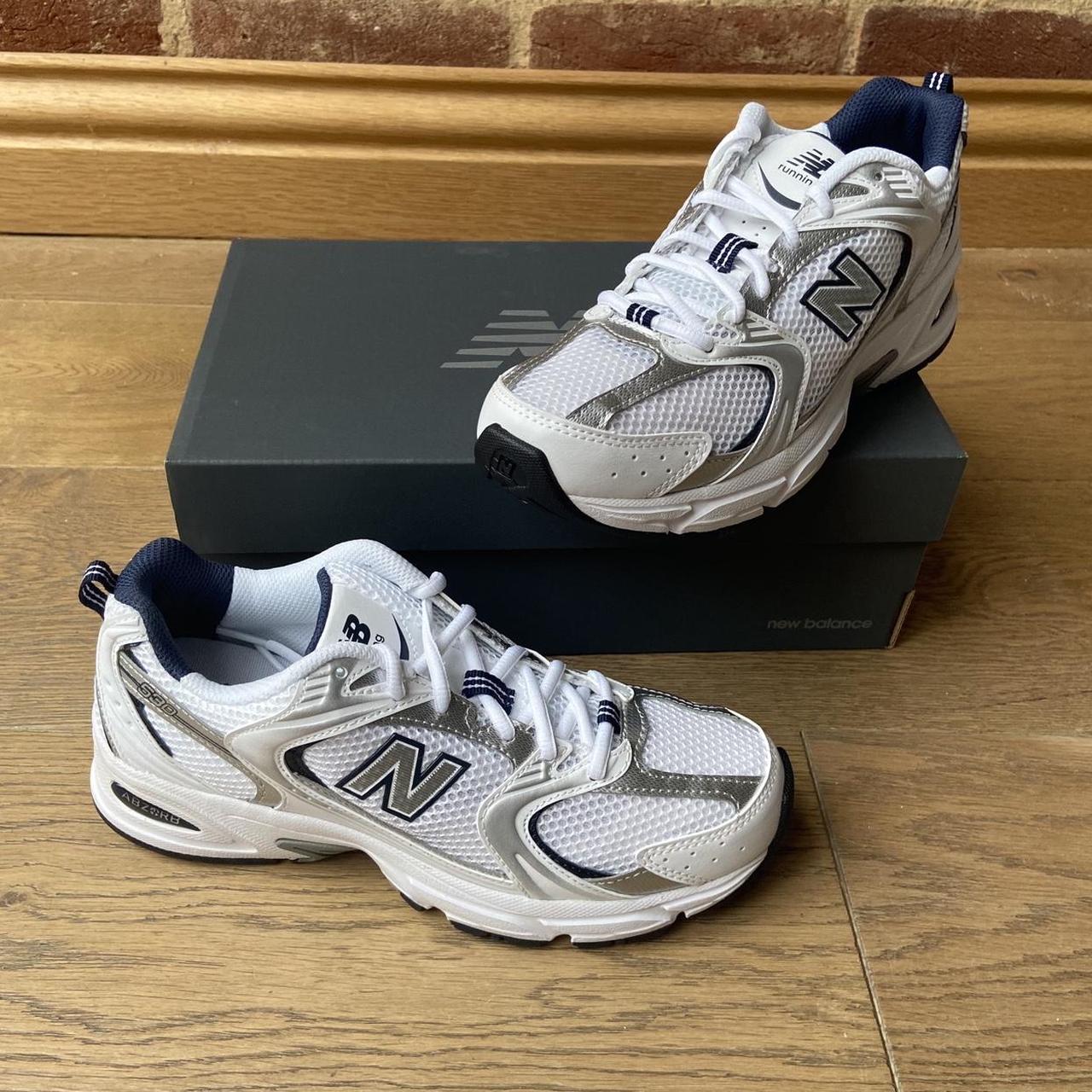 New balance 530 trainers in navy white silver /... Depop