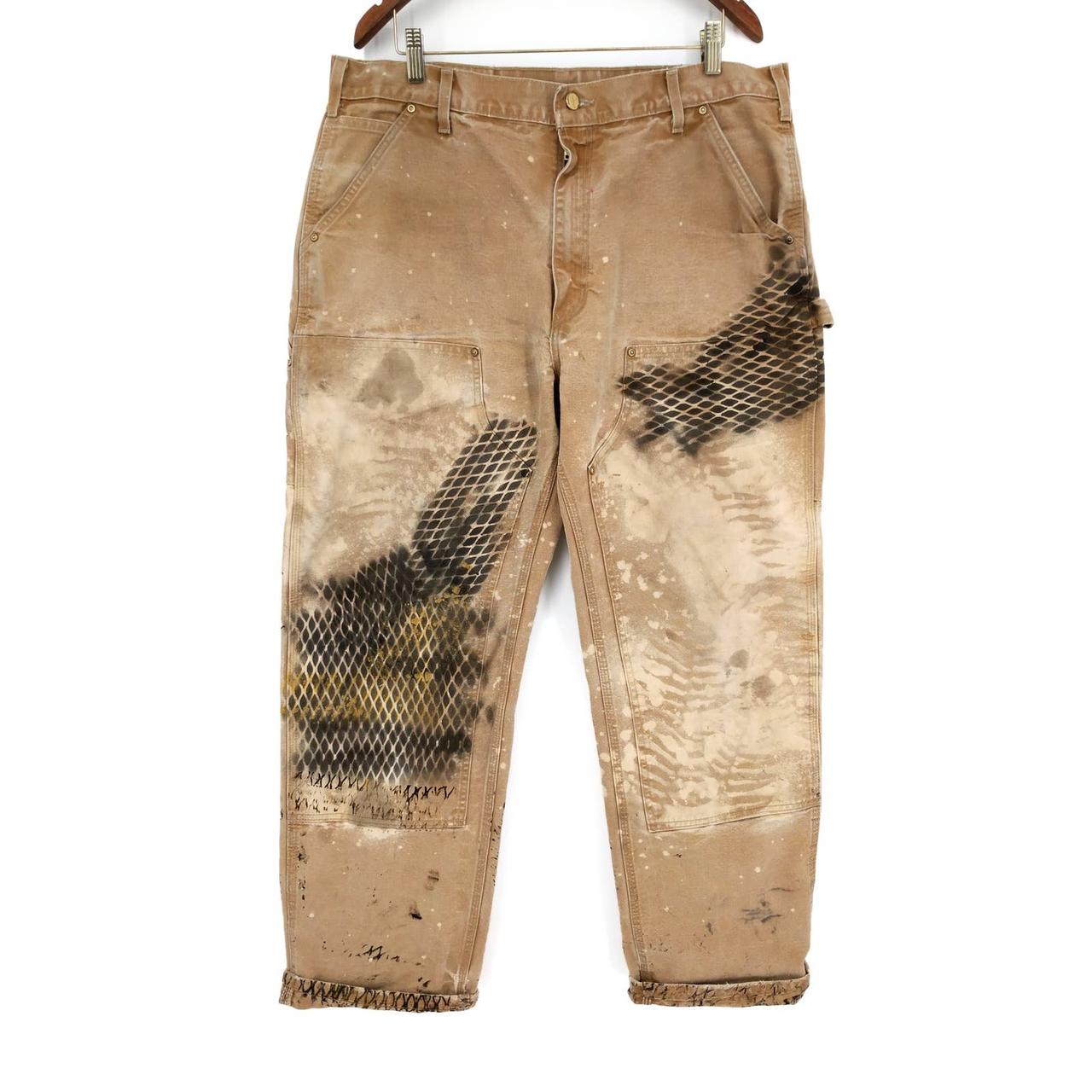 Carhartt store Double Front Custom Paint Jeans