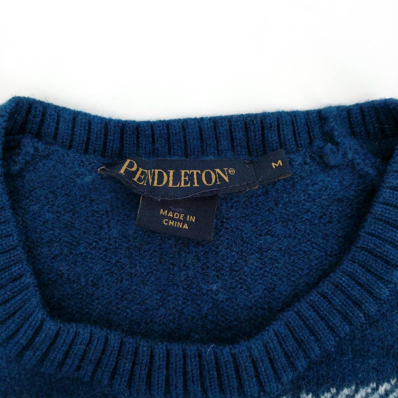 Pendleton Fair Isle Merino Wool Nordic Pullover... - Depop