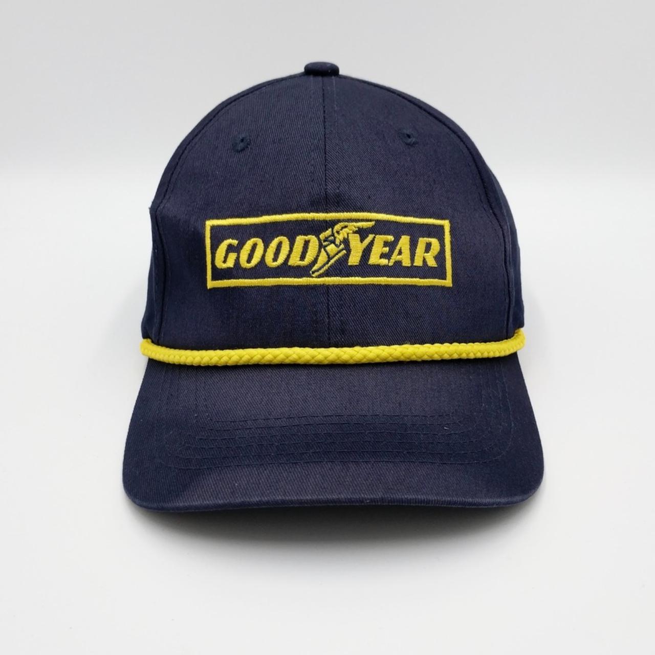 Vintage #Goodyear Racing Snapback Trucker Hat Cap...