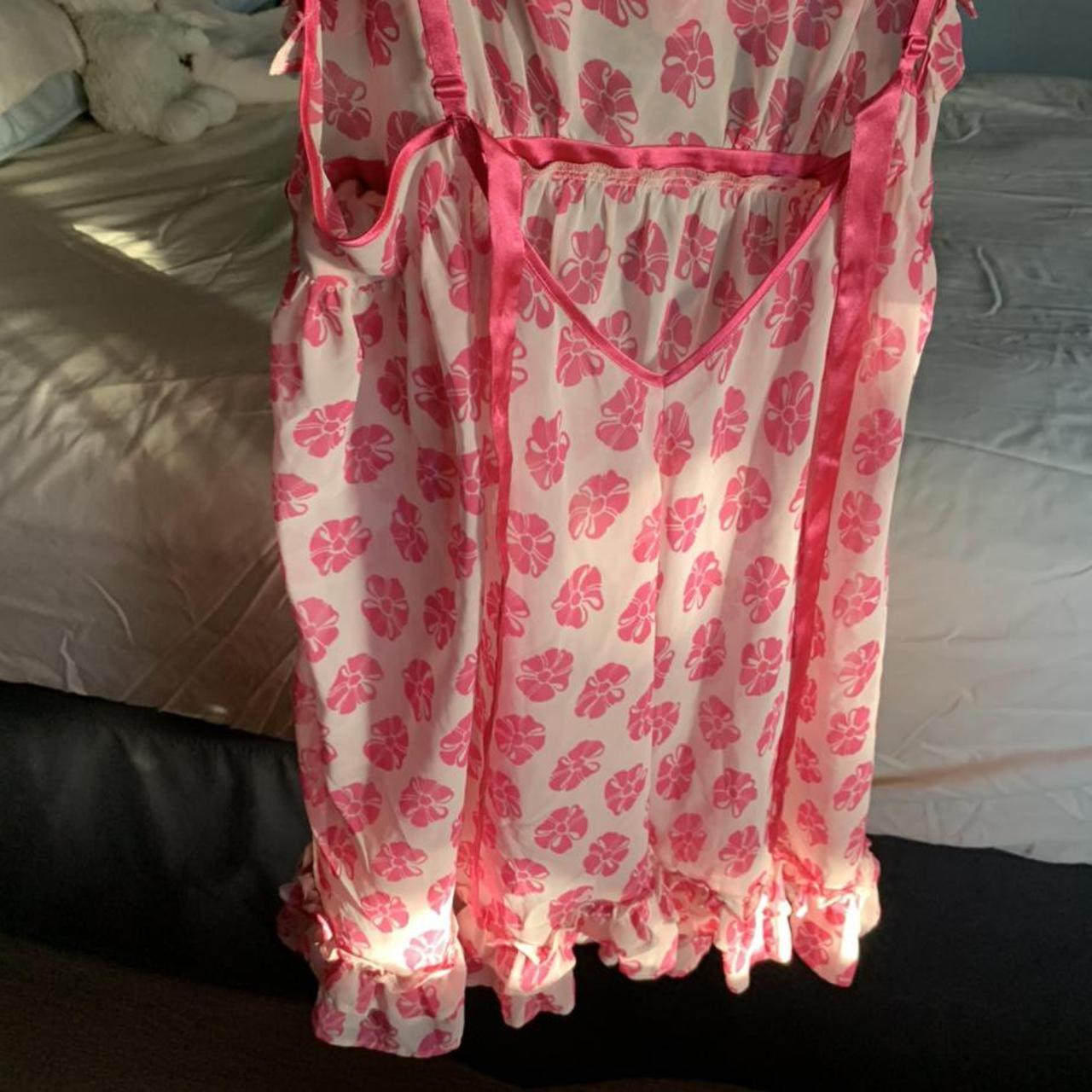 Betsey Johnson Women's Pink Dress | Depop