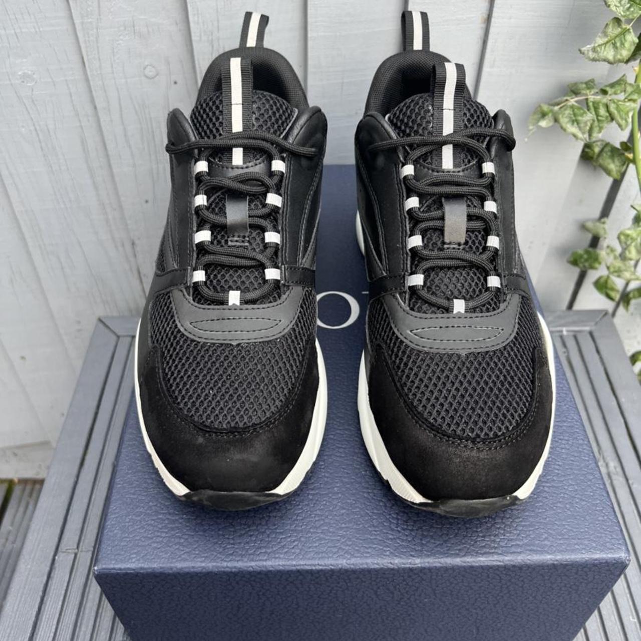 Dior B22 Trainers Black & White Size 8 Uk Great... - Depop