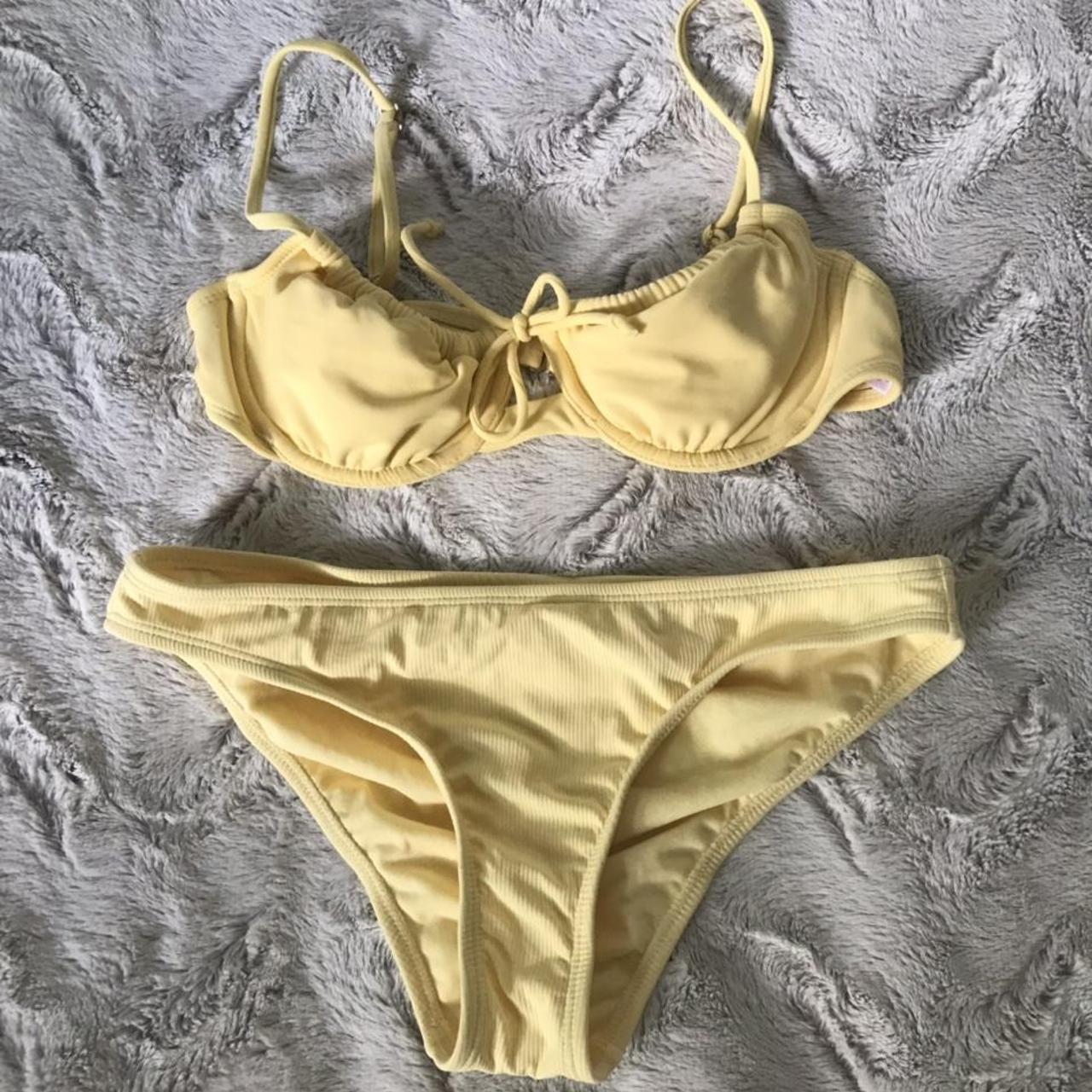 Kulani Kinis Women's Yellow Bikinis-and-tankini-sets
