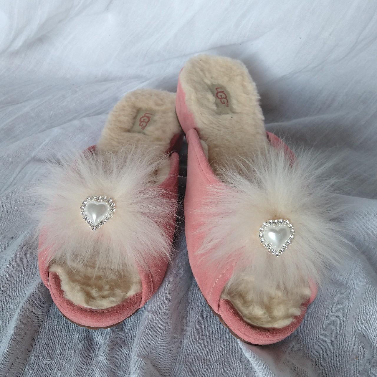 ugg puff ball slippers