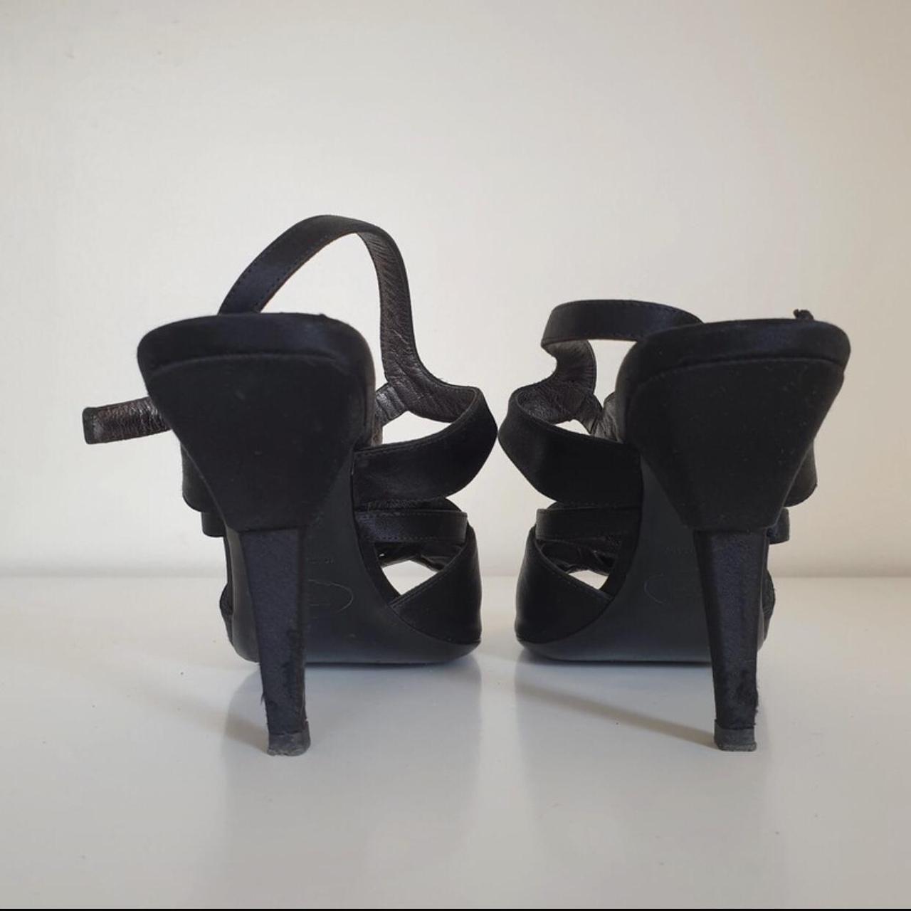 Authentic Ankle Strap Prada Heels. Slightly square... - Depop