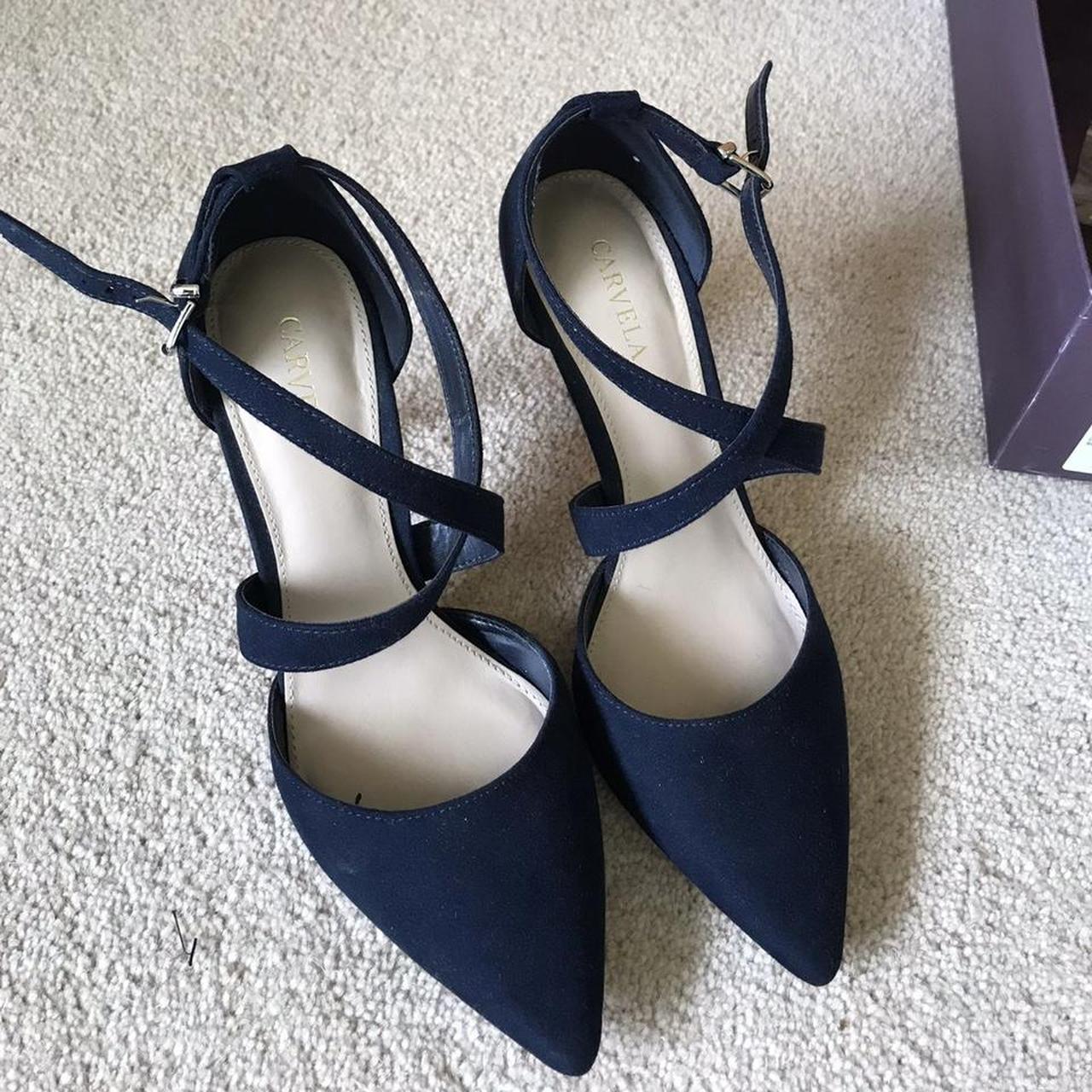 Carvela store navy sandals