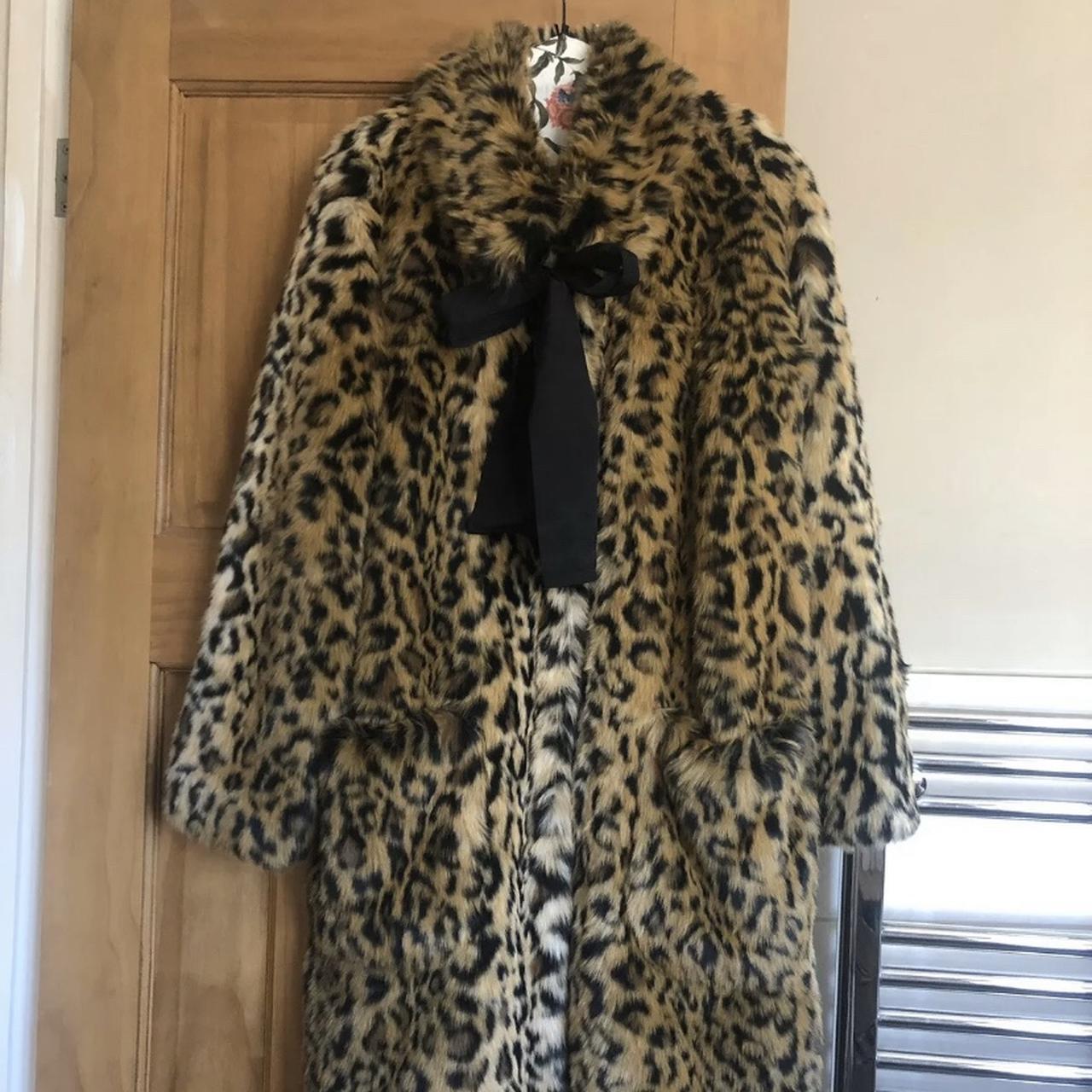 H&m leopard sale print coat