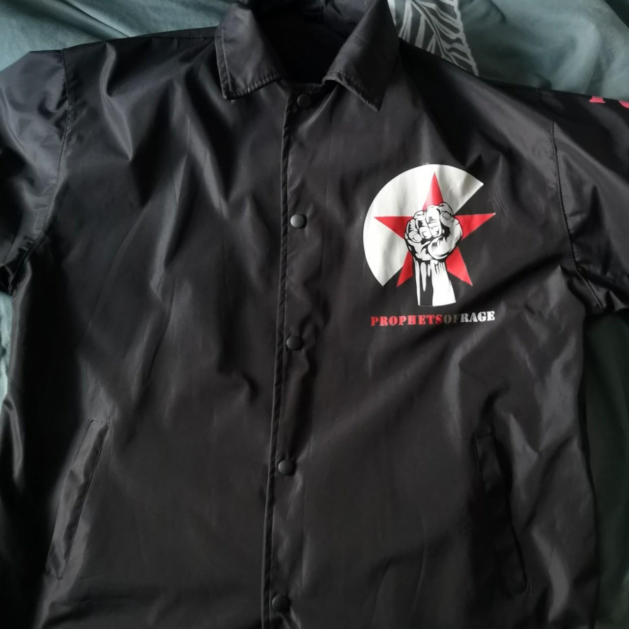 Prophets of rage windbreaker for sale Hardly worn as... - Depop