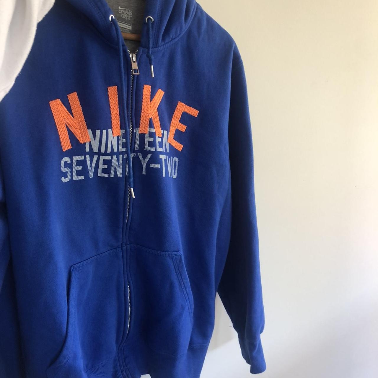 Nike blue discount and orange hoodie