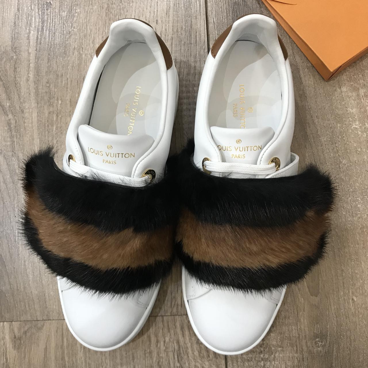 Louis Vuitton frontrow sneakers Not negotiating I - Depop