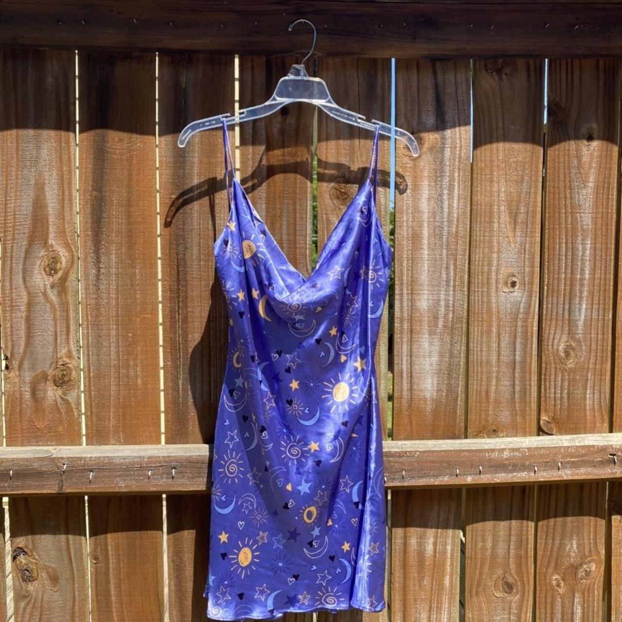 Moon and Star on satin. New. zara moon stars