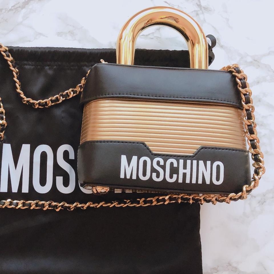 H M by Moschino Bag Padlock bag used a few times Depop