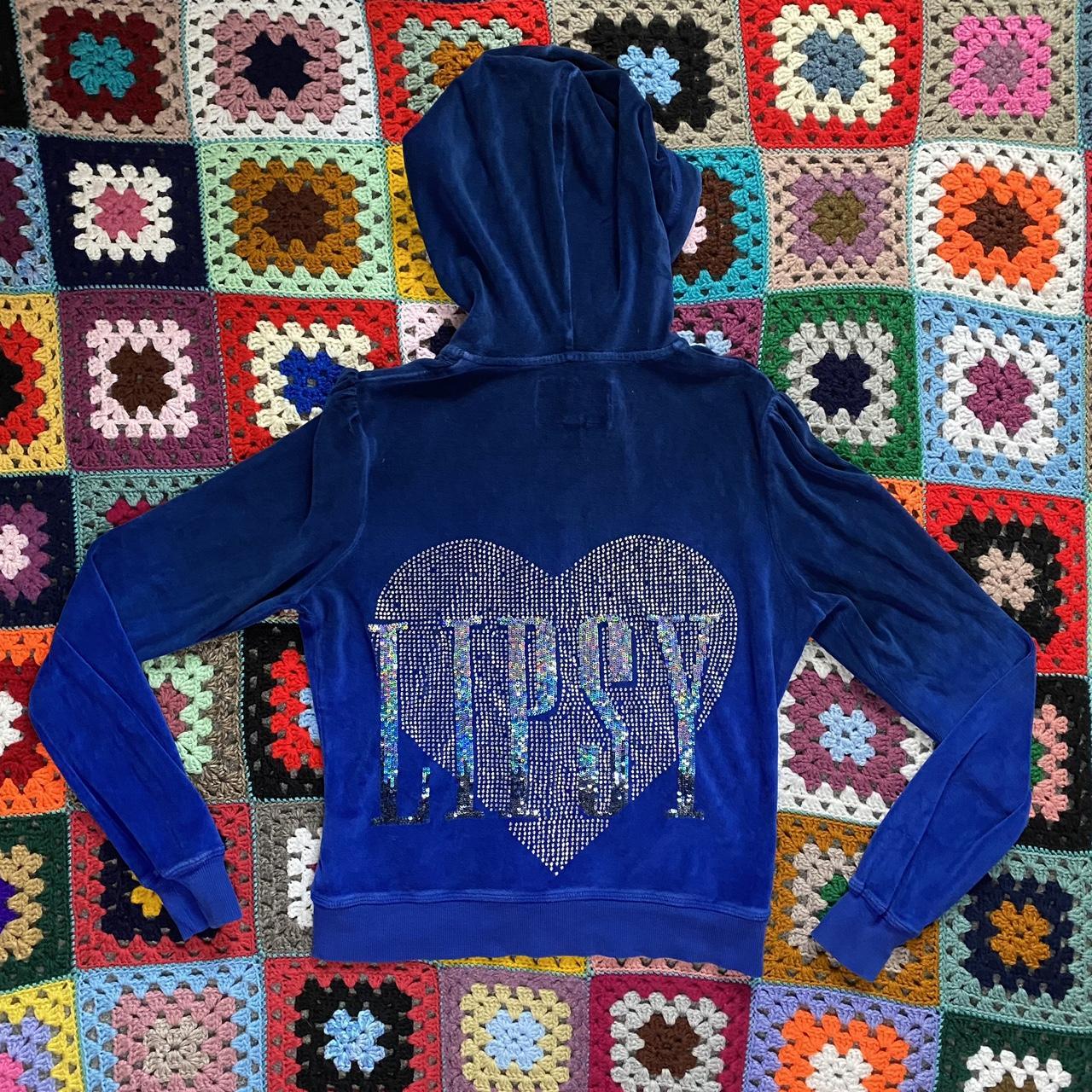 y2k lipsy london blue ombré diamanté holographic... Depop