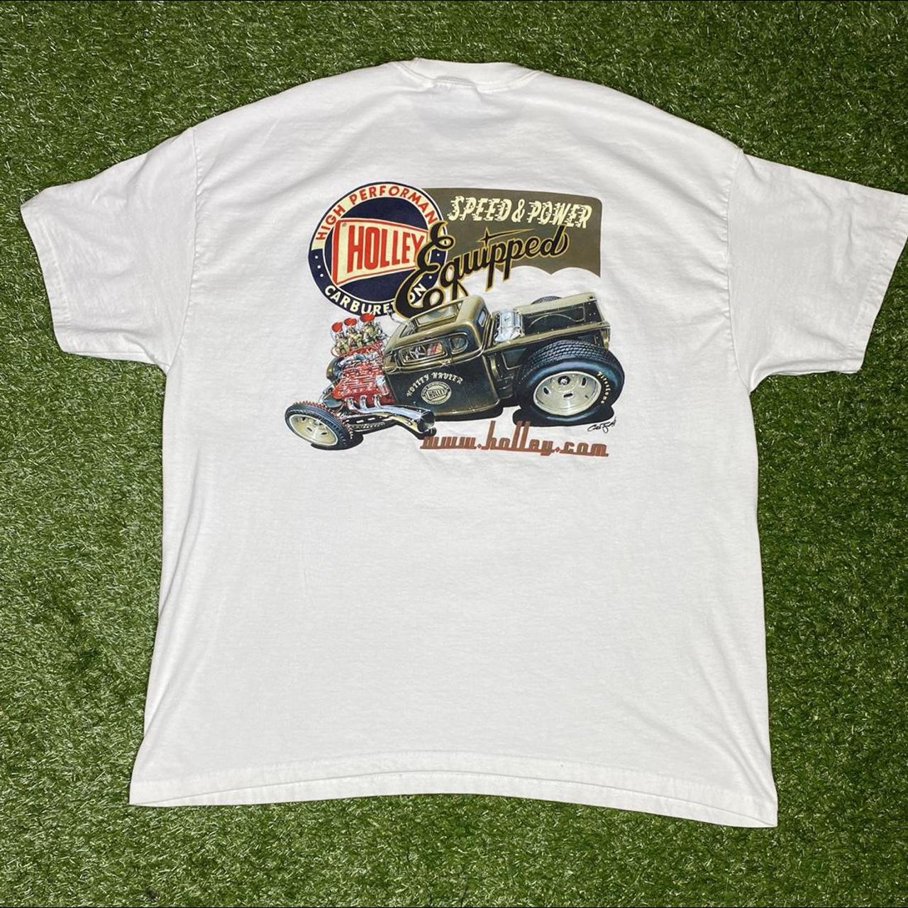 Hanes Men's White and Red T-shirt