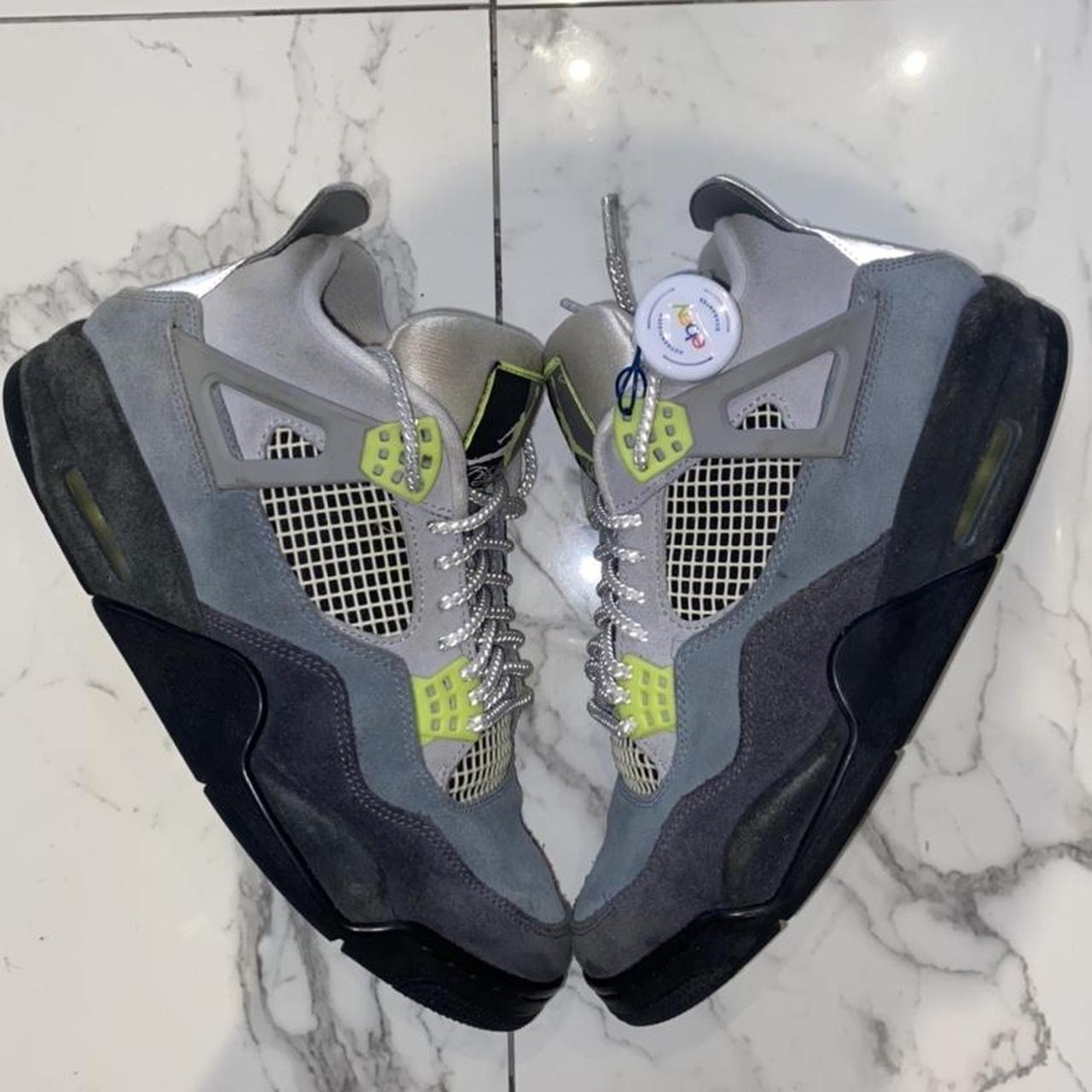 jordan 4 neon grey
