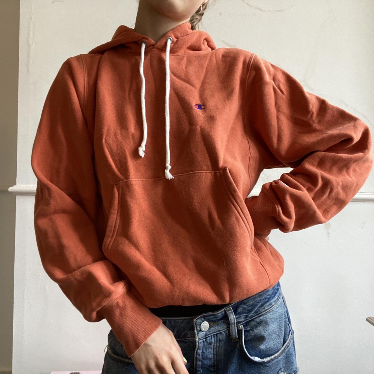 Champion hoodie burnt orange best sale