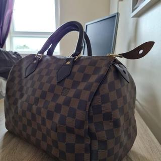 Authentic Speedy 30 Louis Vuitton bag in damier - Depop