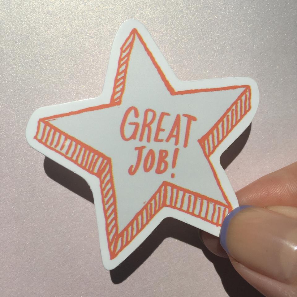 Good Job! Star Sticker