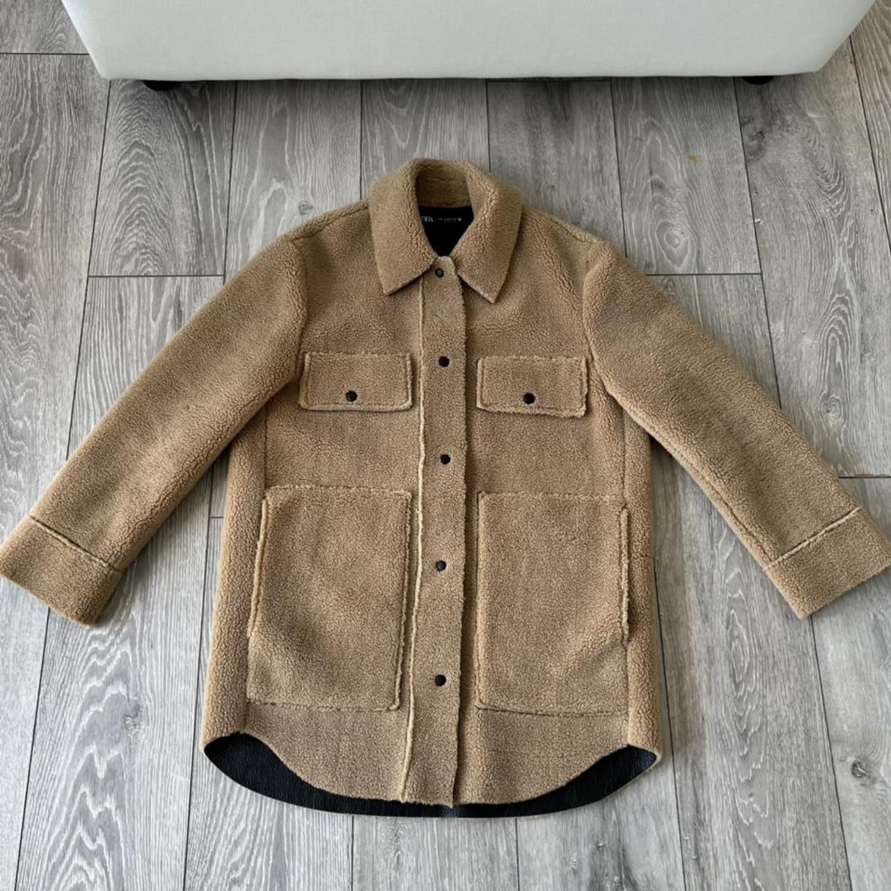 zara teddy shacket