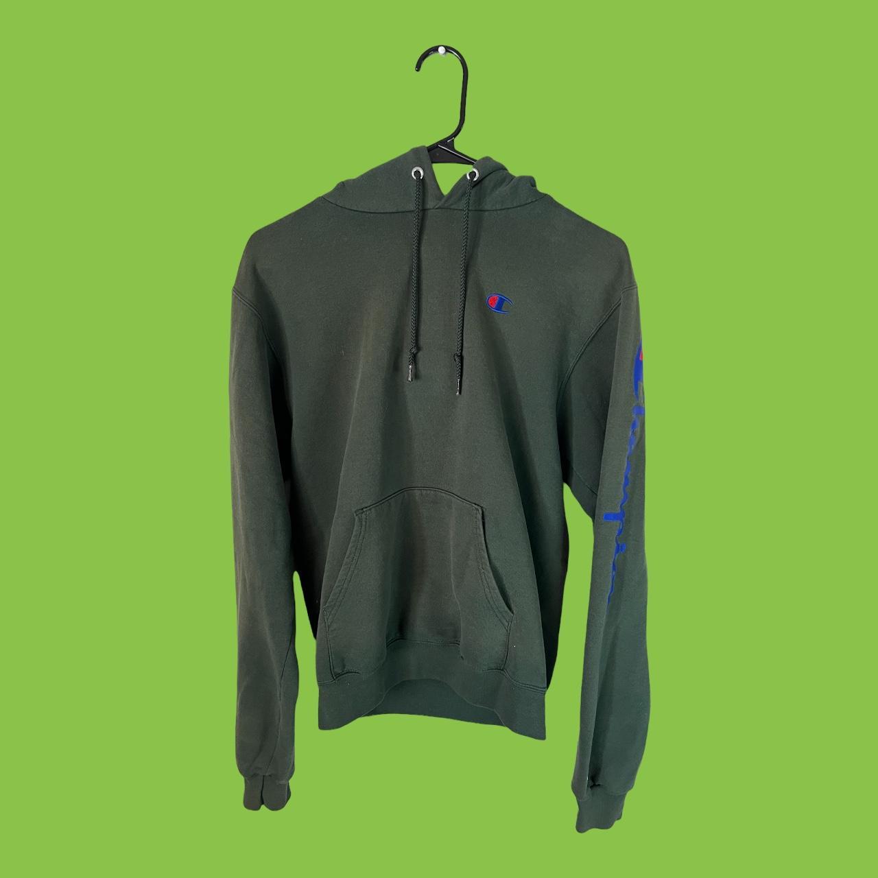 forest green champion hoodie