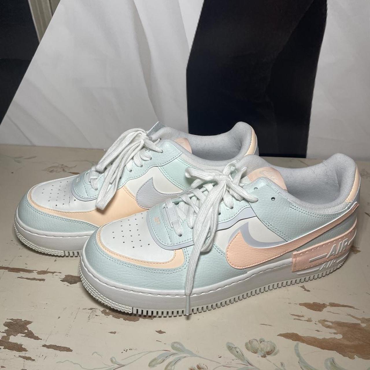 Nike Air Force 1 Shadow 'Pastel' Comes with 3 - Depop