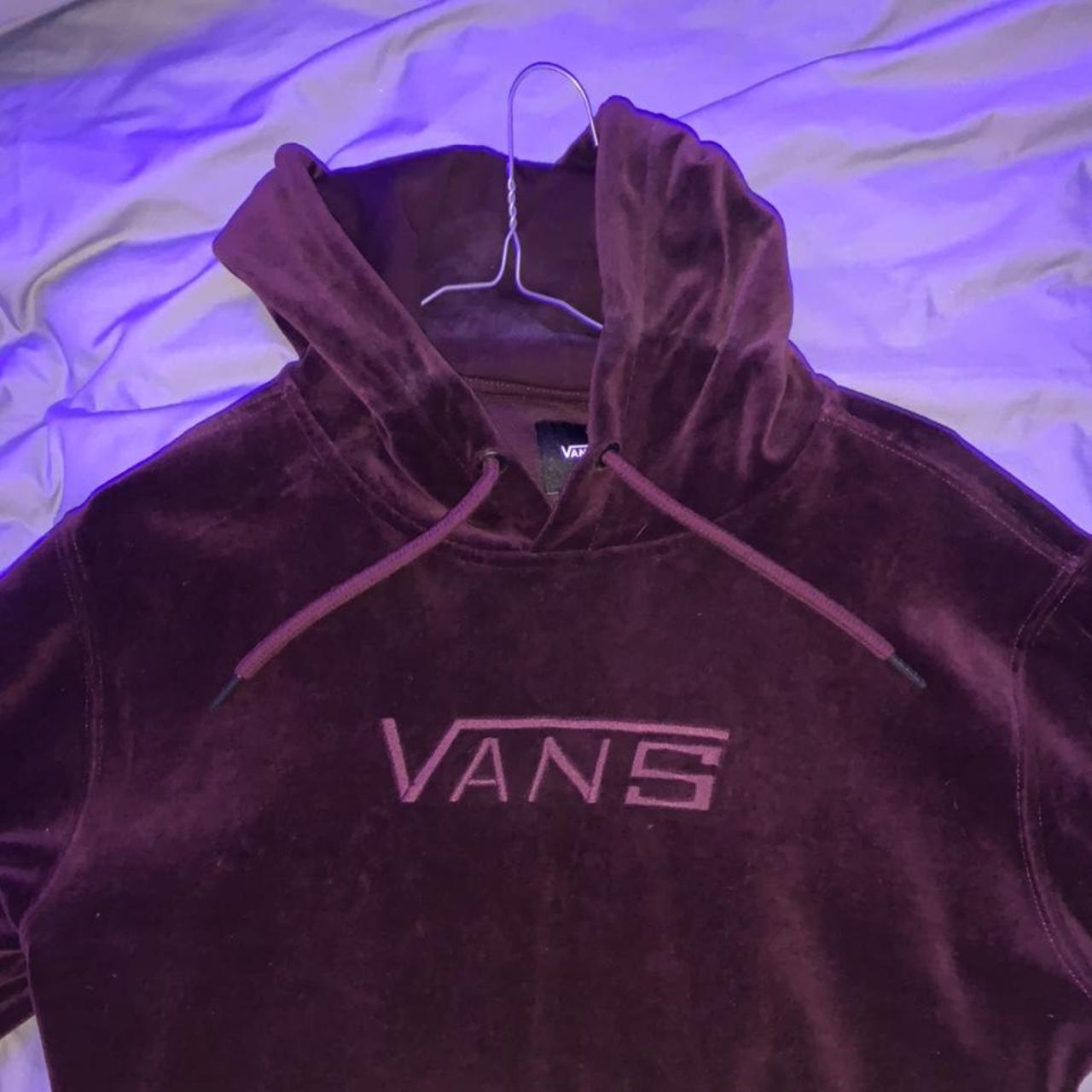 vans burgundy jumper