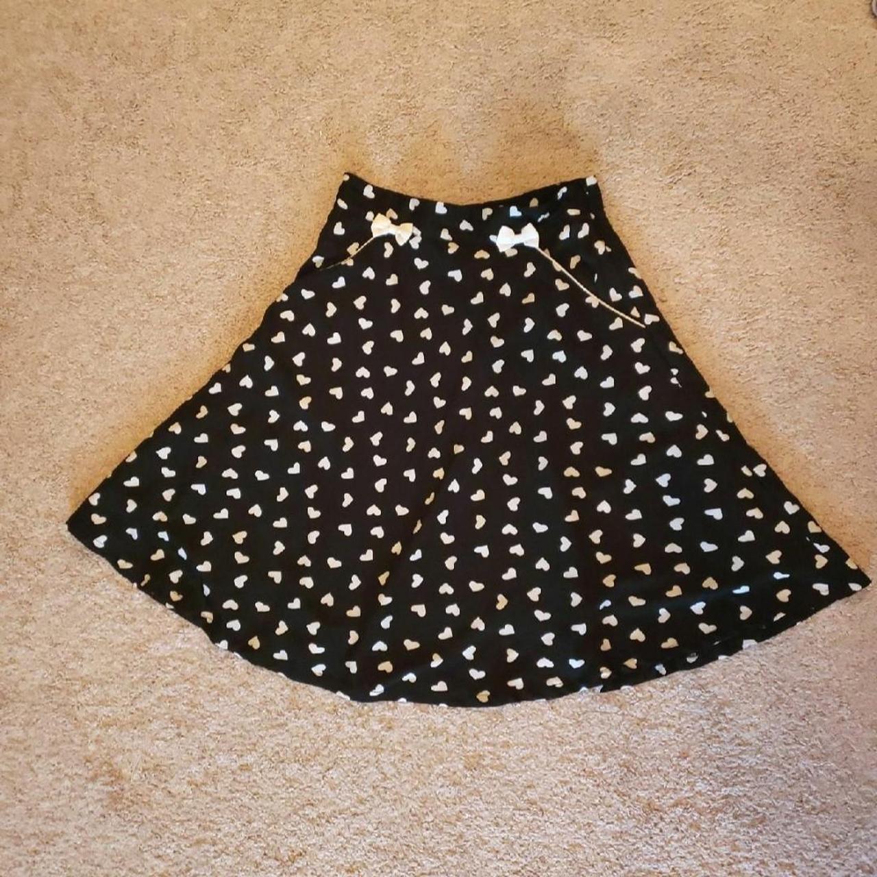 Collectif Women's Black and White Skirt