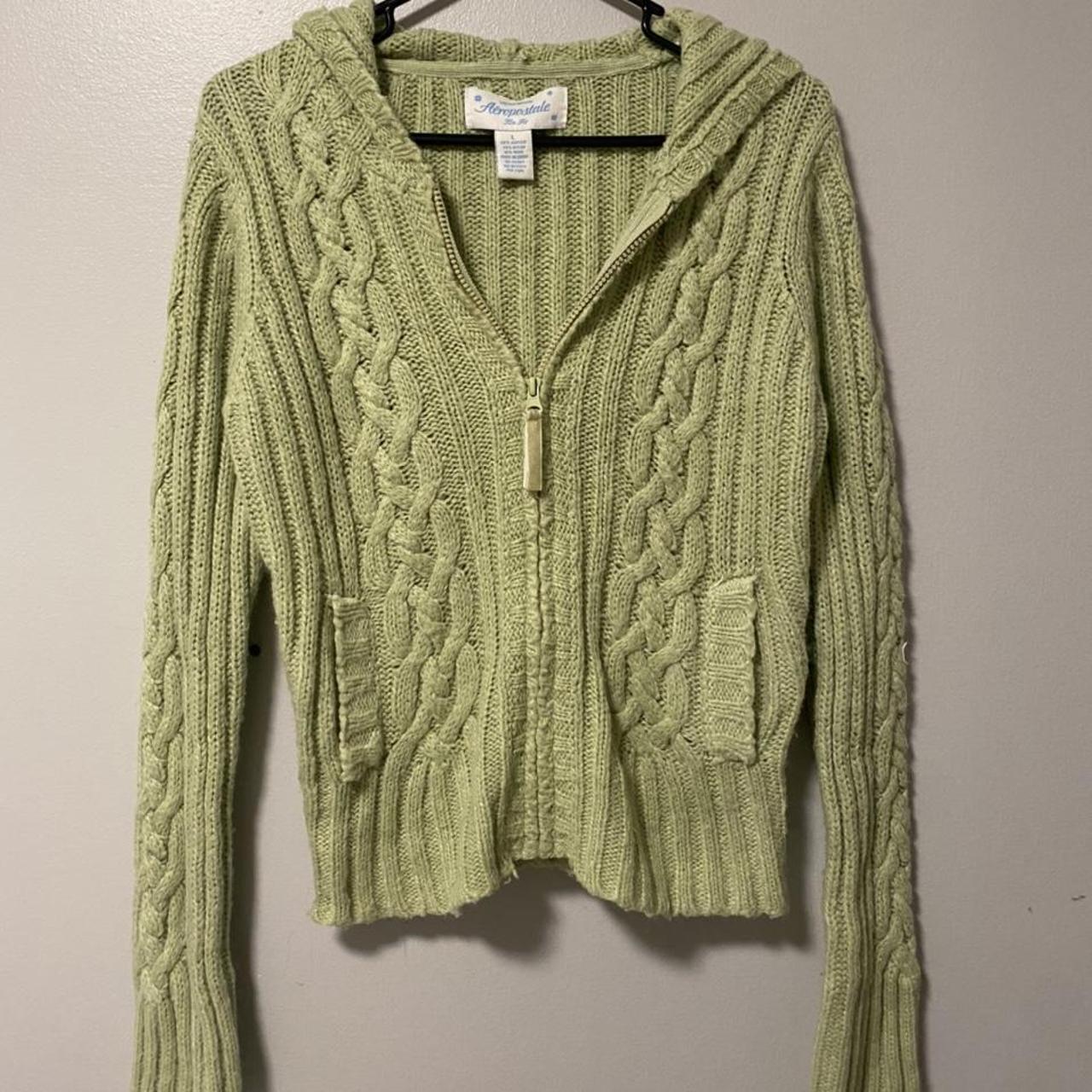 Vintage Limited Edition Aeropostale green sweater... - Depop