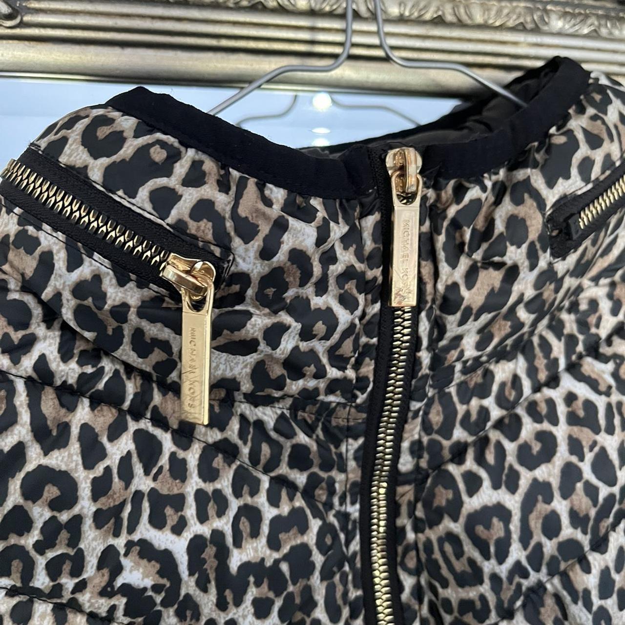 Michael Kors Leopard Print Coat Size M  Elements Unleashed