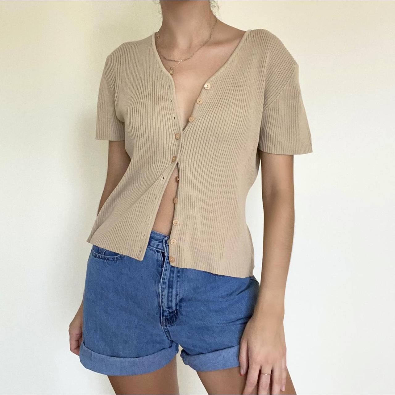 American Vintage Women's Cream Cardigan