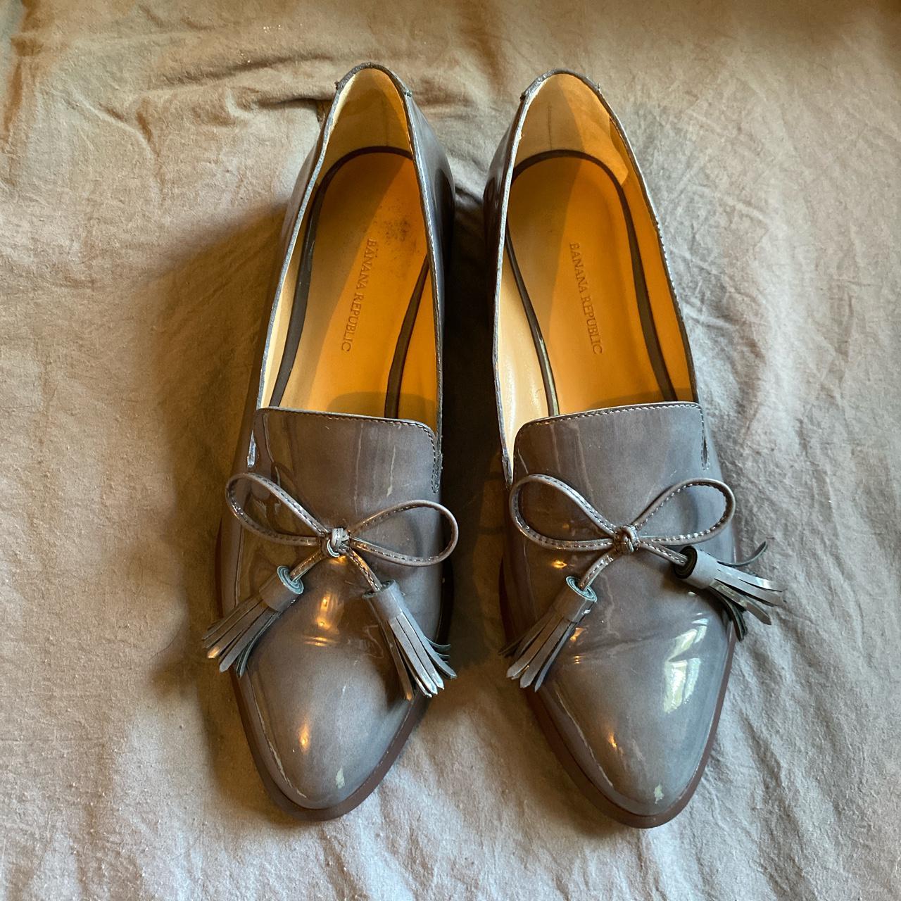 Slate Blue Banana Republic Loafers Size US women’s... Depop