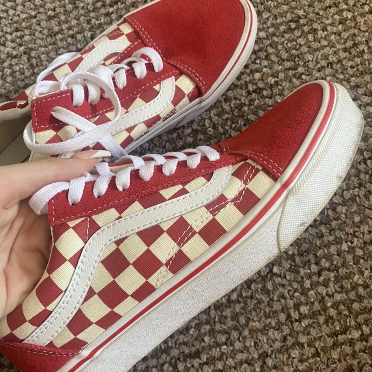 Checkered vans size 5 sale