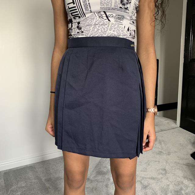 Navy blue outlet netball skirt