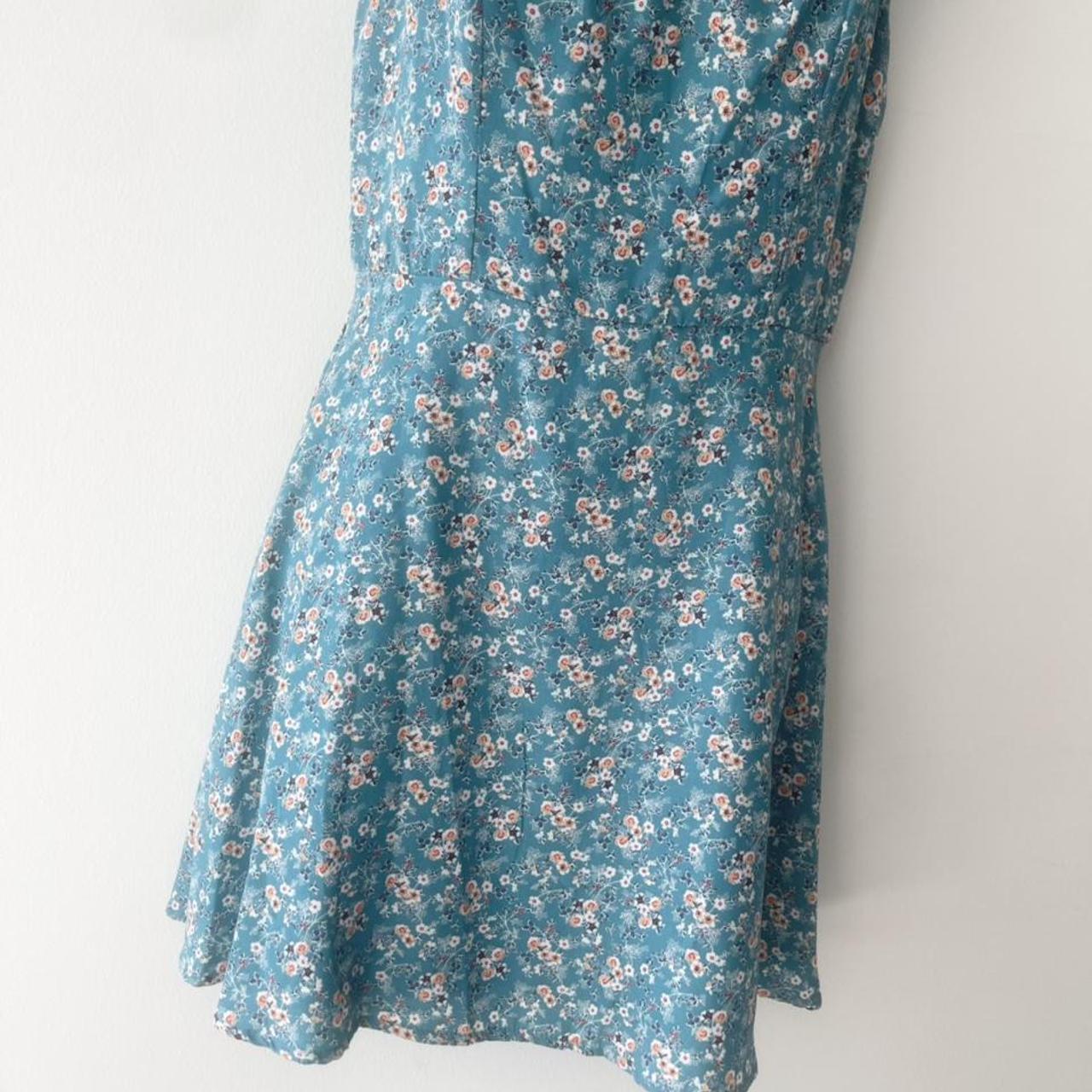 Nordstrom Women's Blue and Green Dress Depop