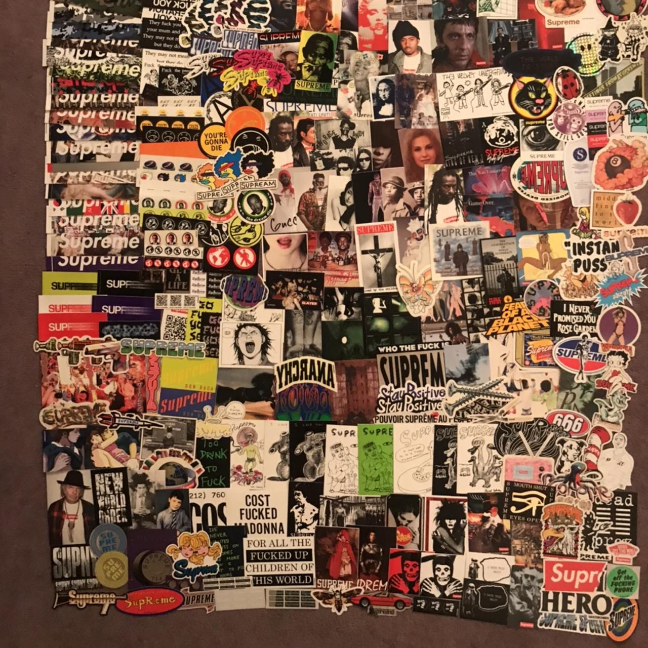 SUPREME STICKER LOT 2024